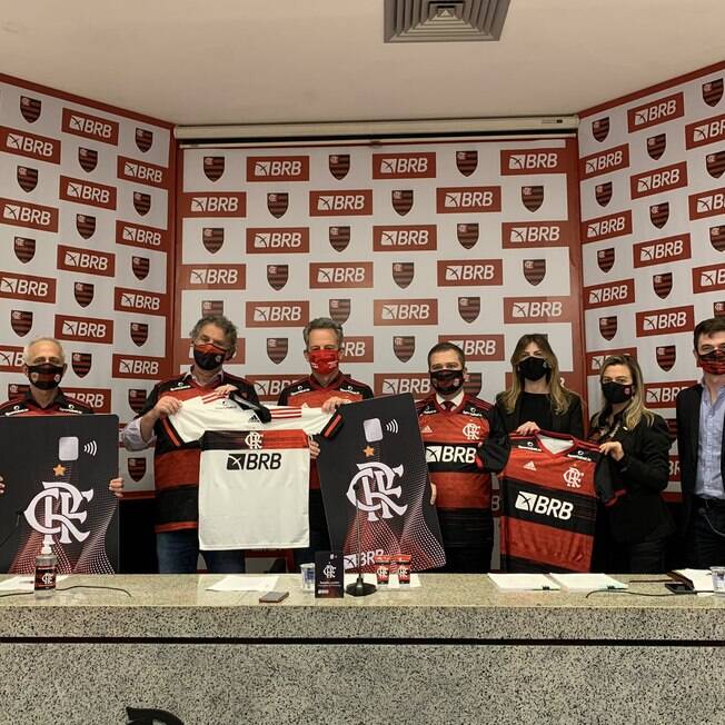 Flamengo anunciou BRB como novo patrocinador Flamengo anunciou BRB como novo patrocinador