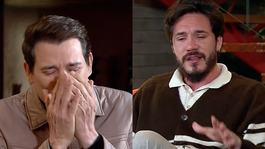 Celso Portiolli se emociona no Domingo Legal Celso Portiolli se emociona no Domingo Legal