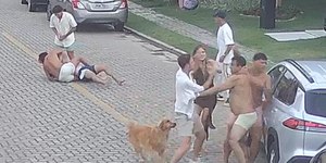 Jogadores do Fortaleza trocam socos com vizinhos após festa