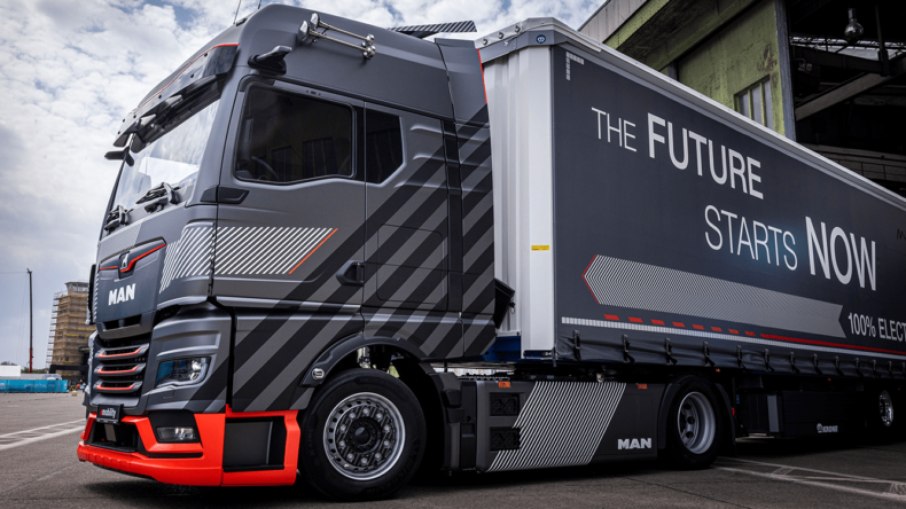 Modelo baseado no TGX serve de laboratório para futuro caminhão elétrico da MAN