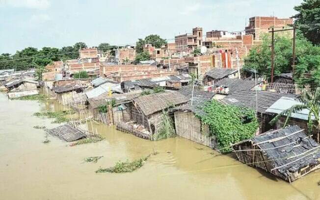 Nordeste do país foi atingido pelas inundações.