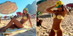 Naty Curvelo exibe shape no Rio e revela rotina sem sacrifício