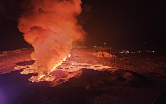Magma de vulcão na Islândia bate recorde mundial de velocidade