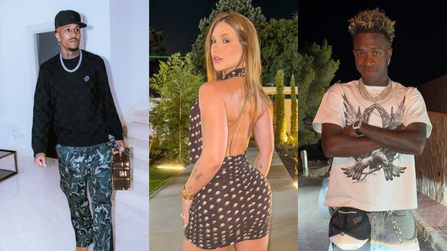 Éder Militão, Virginia e Vini Jr.