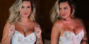 "Mamãe também pode", diz Laura Keller ao usar lingerie em ensaio