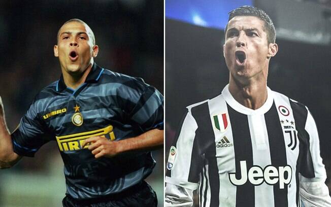 Antes da chegada de Cristiano Ronaldo, o último melhor do mundo a ser contratado por time italiano foi Ronaldo Fenômeno em 1997