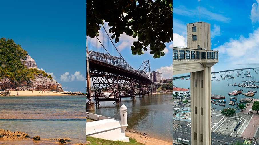 Porto Seguro, Florianópolis e Salvador dividem a lista com cidades da Espanha, Austrália e até Tailândia