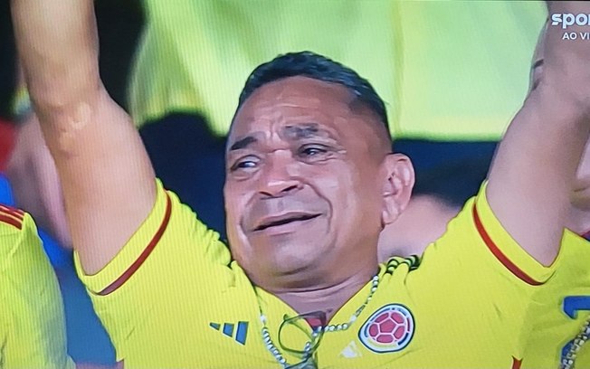 Pai de Luis Díaz comemora com emoção o primeiro gol do filho contra o Brasil 