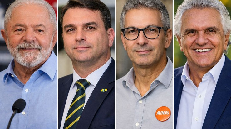 Lula amplia sobre Zema e Caiado; petista e Flávio empatam
