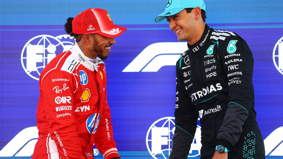 Russel é pole, seguido de Hamilton Russel é pole, seguido de Hamilton