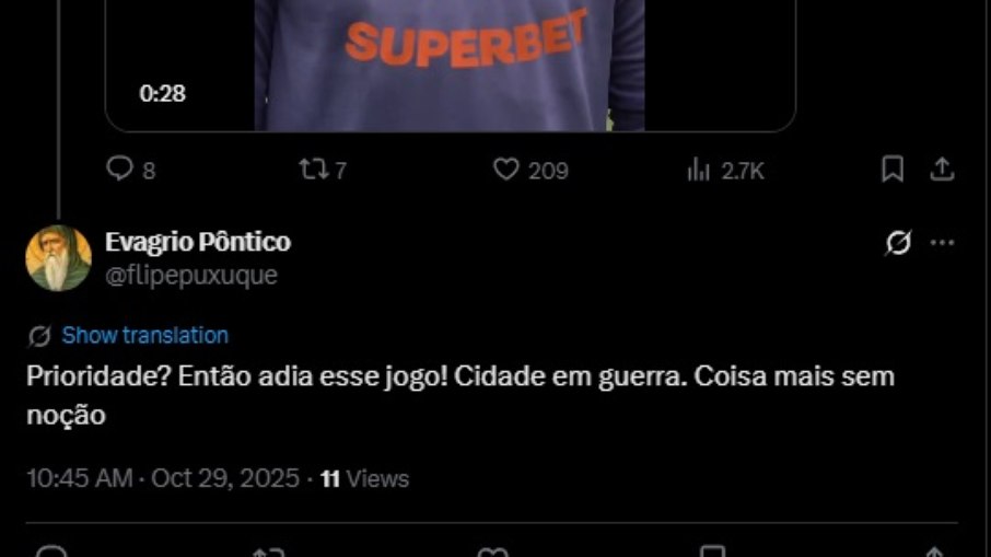 Jogo do Fluminense em meio ao caos no Rio revolta torcida