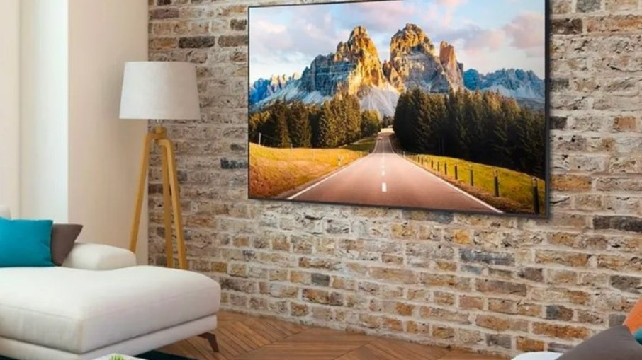 Smart TV 4K Samsung com Alexa de 43 polegadas