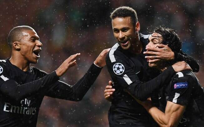 Neymar comandou goleada do PSG na estreia do time na Liga dos Campeões, contra o Celtic