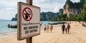 Tailândia proíbe a entrada de turistas com cigarros eletrônicos