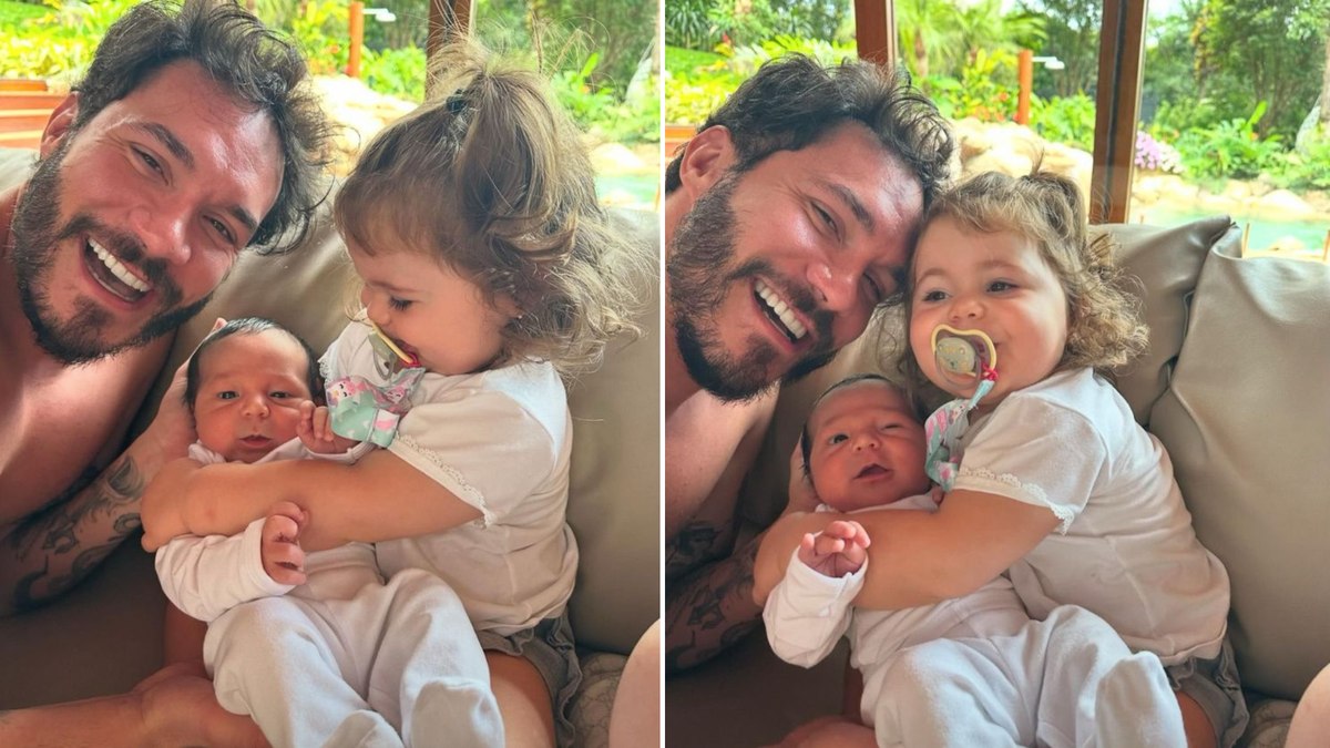 Eliezer e Viih Tube têm dois filhos: Lua, de dois anos, e Ravi, de cinco meses.