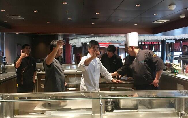 Uma das principais atrações gastronômicas do MSC Seaside é o restaurante do chefe pan-asiático Roy Yamaguchi