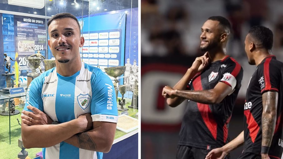 William Pottker é uma das opções ofensivas do Londrina, enquanto Gustavo Coutinho é a principal referência de ataque do Atlético-GO William Pottker é uma das opções ofensivas do Londrina, enquanto Gustavo Coutinho é a principal referência de ataque do Atlético-GO