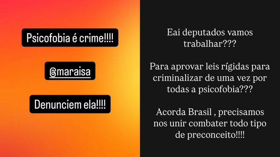 Publicação da Andressa Urach Publicação da Andressa Urach