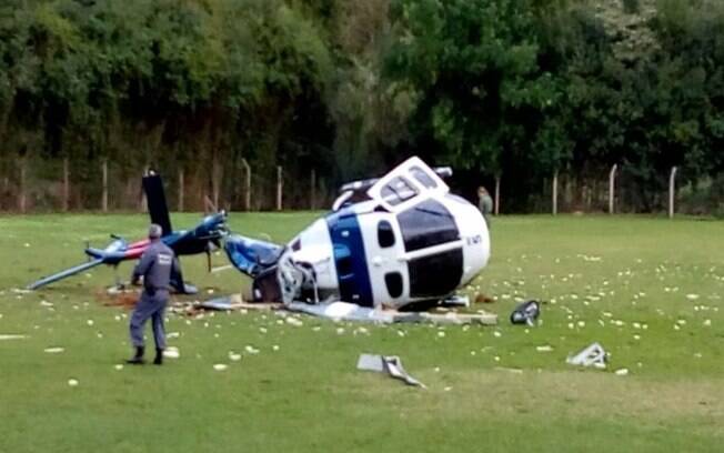 Helicóptero que transportava o governador do Espírito Santo, Paulo Hartung, e mais três pessoas sofreu acidente aéreo
