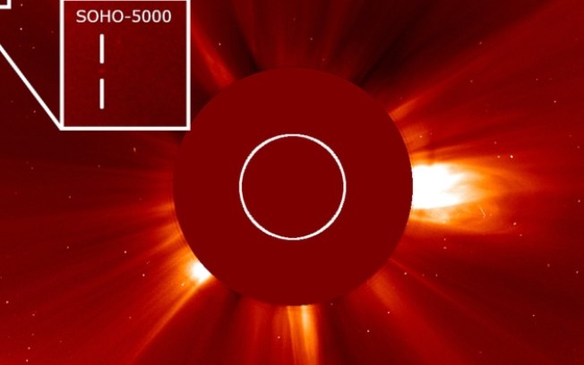 Observatório solar da NASA detecta cometa pela 5000ª vez