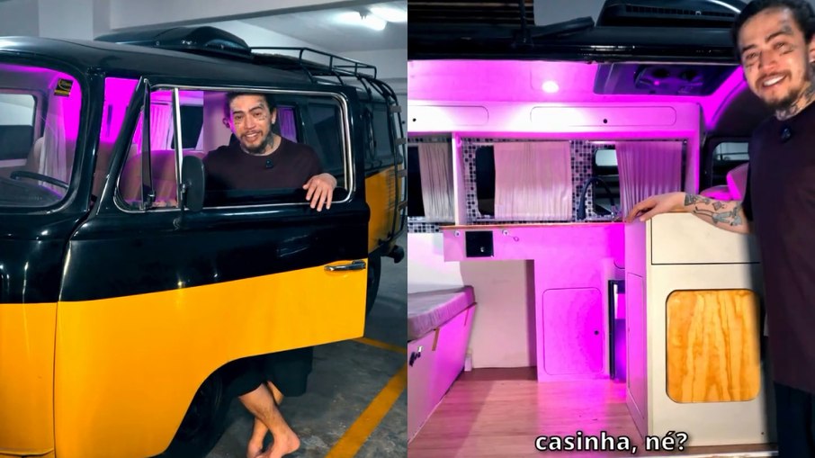 Whindersson Nunes mostra a Kombi que considera seu carro dos sonhos e associa à ideia de liberdade e viagem