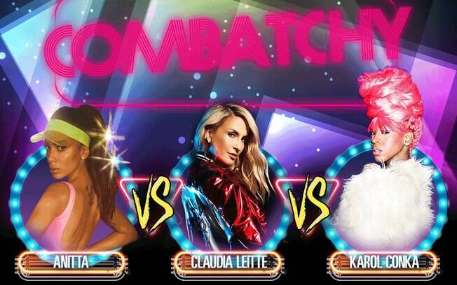 Anitta, Claudia Leitte e Karol Conka vão disputar o título de diva pop na festa ''Combatchy'' em SP