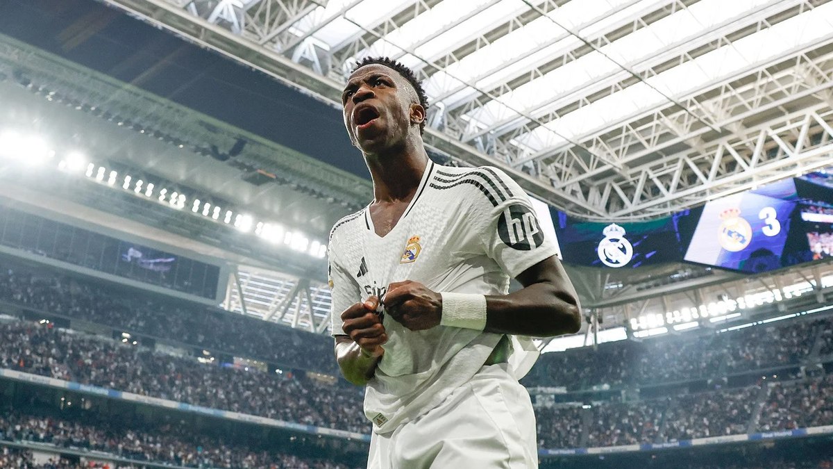 Vinícius Jr. marcou seu 4º hat-trick pelo Real Madrid