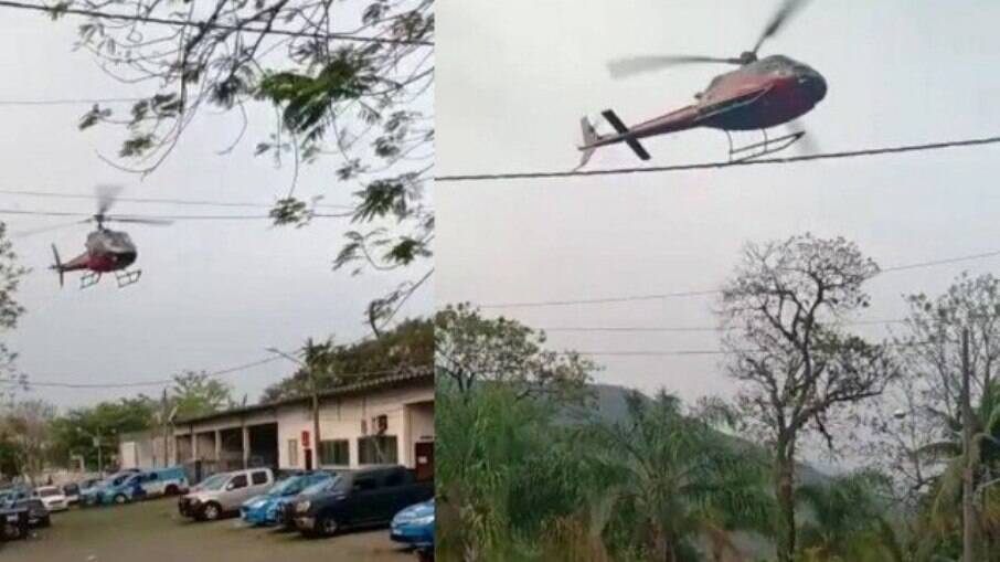 Helicóptero foi sequestrado 