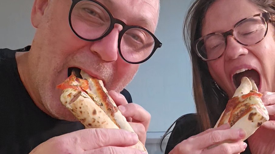 Degustando o lanche