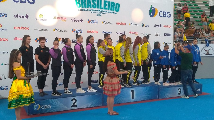 Premiação do Brasileiro de ginástica