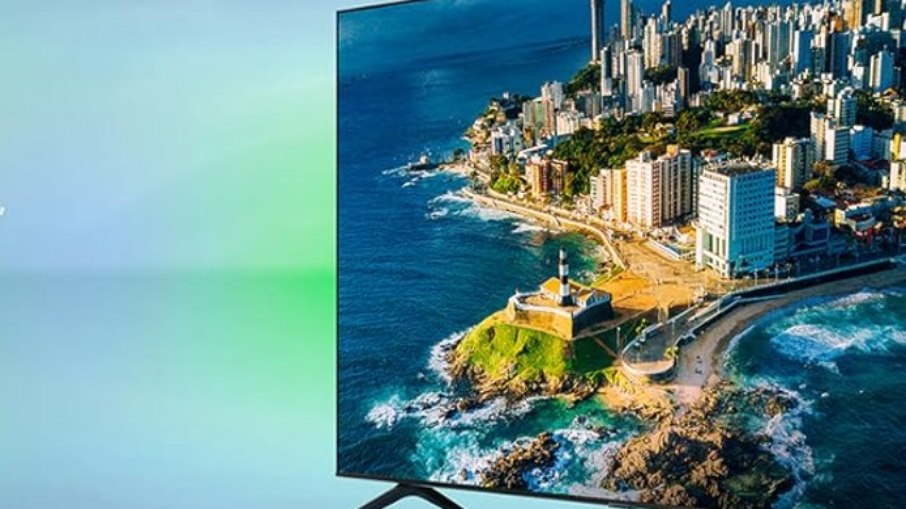 Smart TV Crystal CU7700 4K UHD de 50 polegadas da Samsung