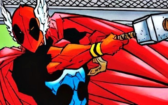 Deadpool tem sua própria versão do Mjölnir para humilhar Thor