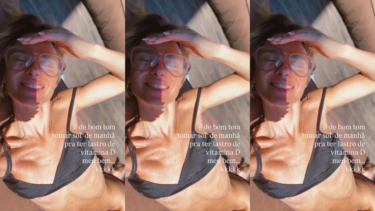 Carolina Dieckmmann de biquíni preto