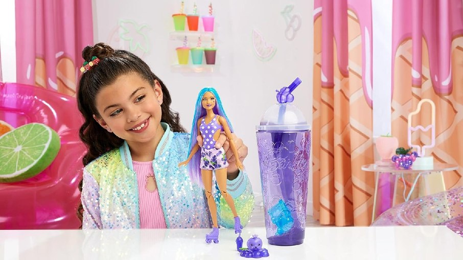 Barbie Slime Pop Reveal