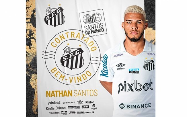 Santos oficializa a contratação do lateral-direito Nathan