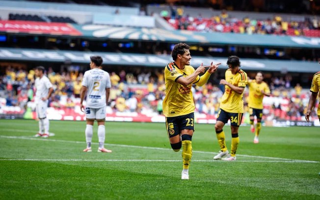 Raphael Veiga tem noite de gala em vitória do América do México 