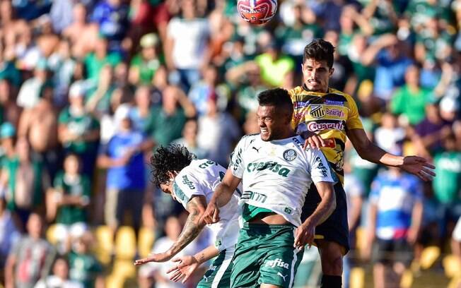 Novorizontino e Palmeiras fizeram o jogo de ida das quartas no interior paulista
