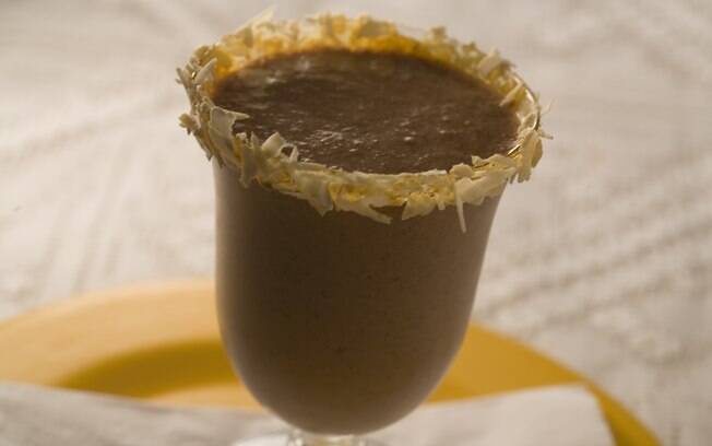 Foto da receita Café com nutella e amarula pronta.