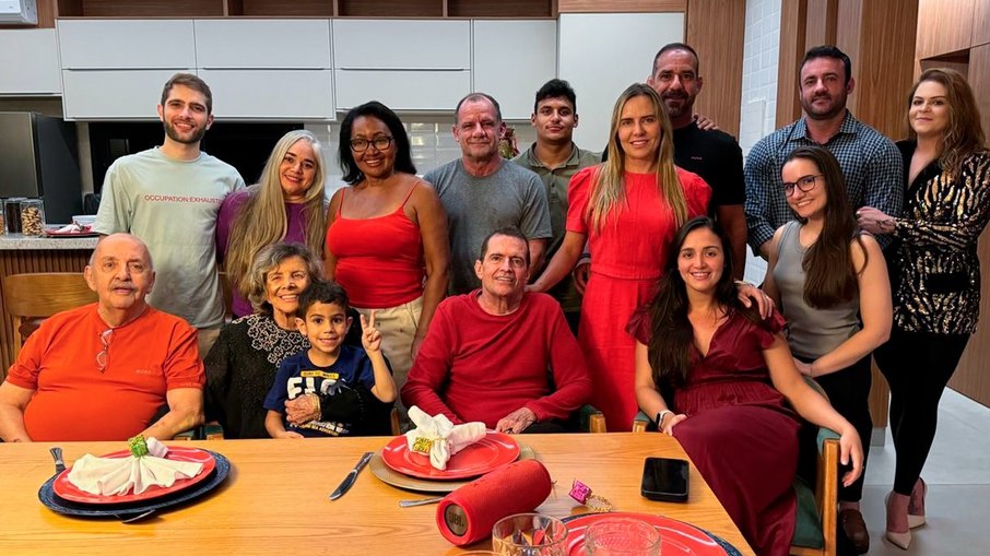 Celina Leão em família