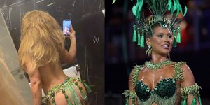 De topless, Virginia mostra perrengues após ensaio pré-carnaval