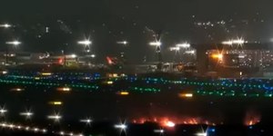Turbina de avião explode na decolagem no Aeroporto de Guarulhos
