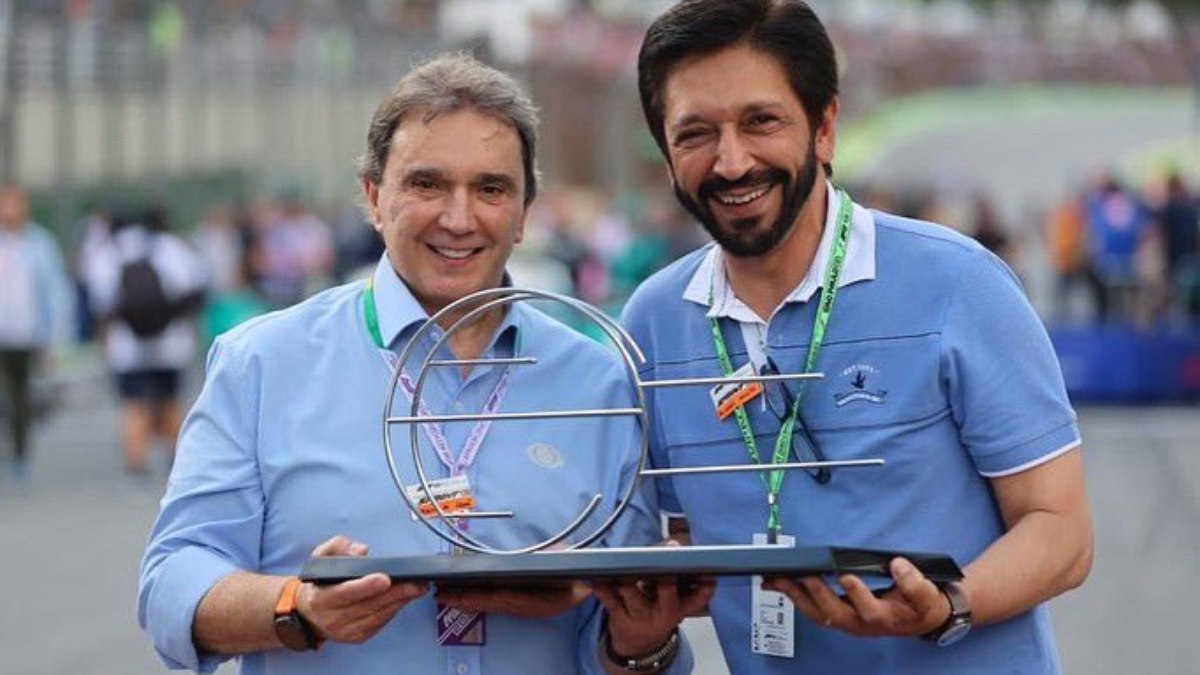 Ricardo Nunes e Reginaldo Leme em Interlagos