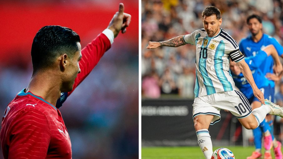 Cristiano Ronaldo e Messi: a estreia na útlima Copa do Mundo de cada um Cristiano Ronaldo e Messi: a estreia na útlima Copa do Mundo de cada um