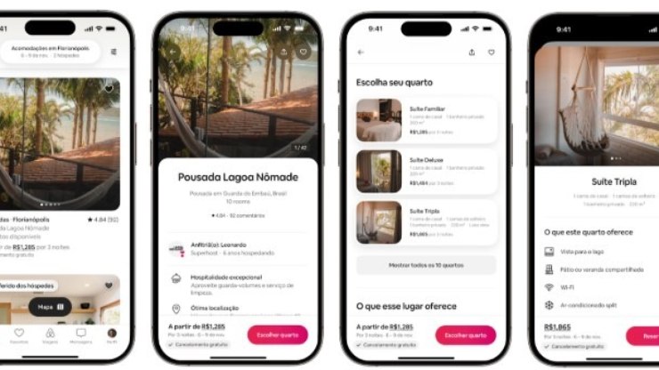Airbnb lança página única e facilita reserva de
quartos no Brasil