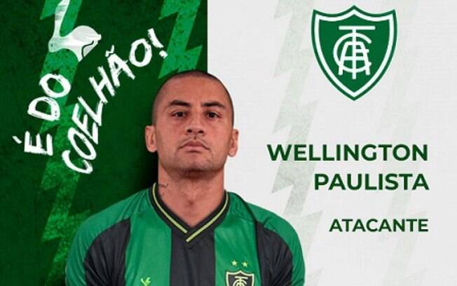 América-MG anuncia a contratação do atacante Wellington Paulista