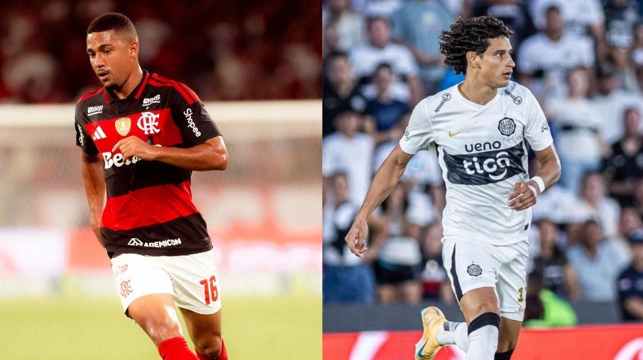 Samuel Lino e Adrian Alcaraz são destaques de Flamengo e Olímpia