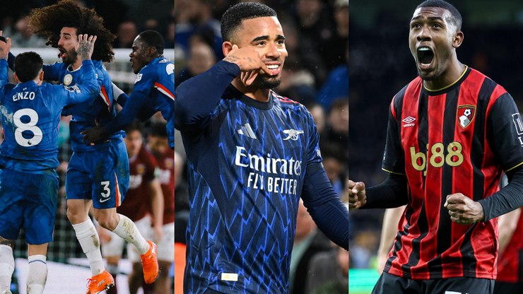 Sábado brasileiro na Premier: João Pedro, Jesus e Rayan brilham