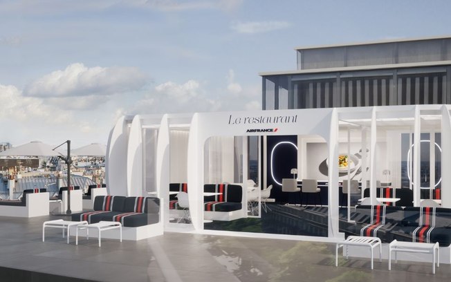 Marcella Oliveira: Air France aterrissa na Galeries Lafayette com restaurante pop-up com menus da business class