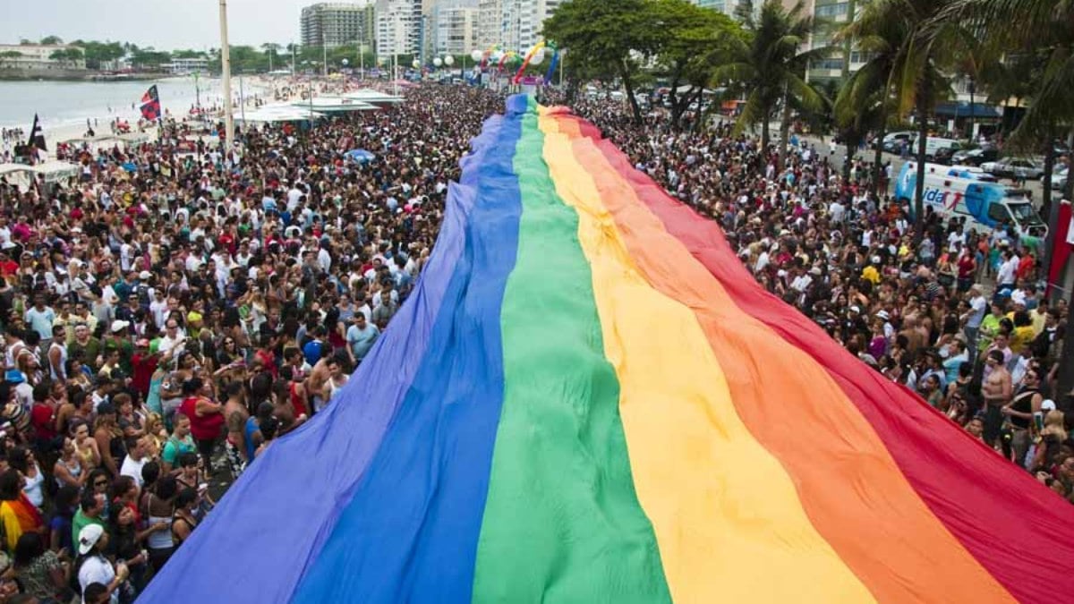 Parada LGBTQIA+ no Rio de Janeiro 