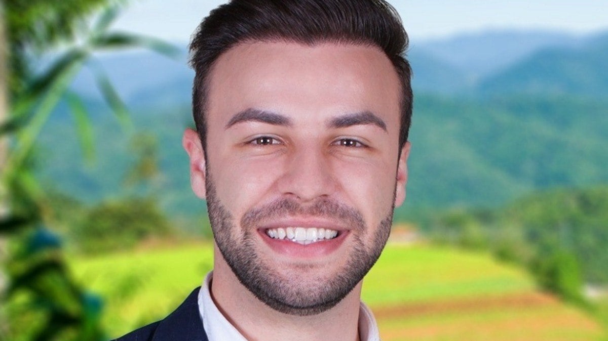 Felipe Schimtz se tornou o vice-prefeito mais jovem eleito em Santa Catarina, aos 23 anos, em 2020